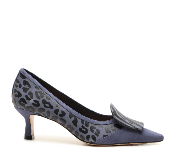 WILD & CHIC Vicenza blue pump