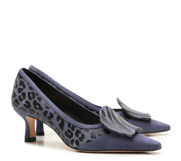 WILD & CHIC Vicenza blue pump