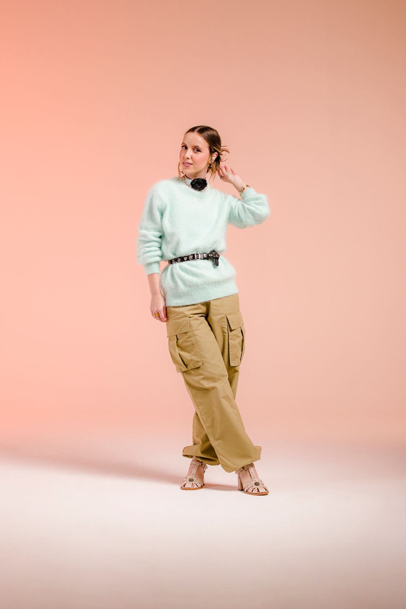 Sandalo beige Vicenza