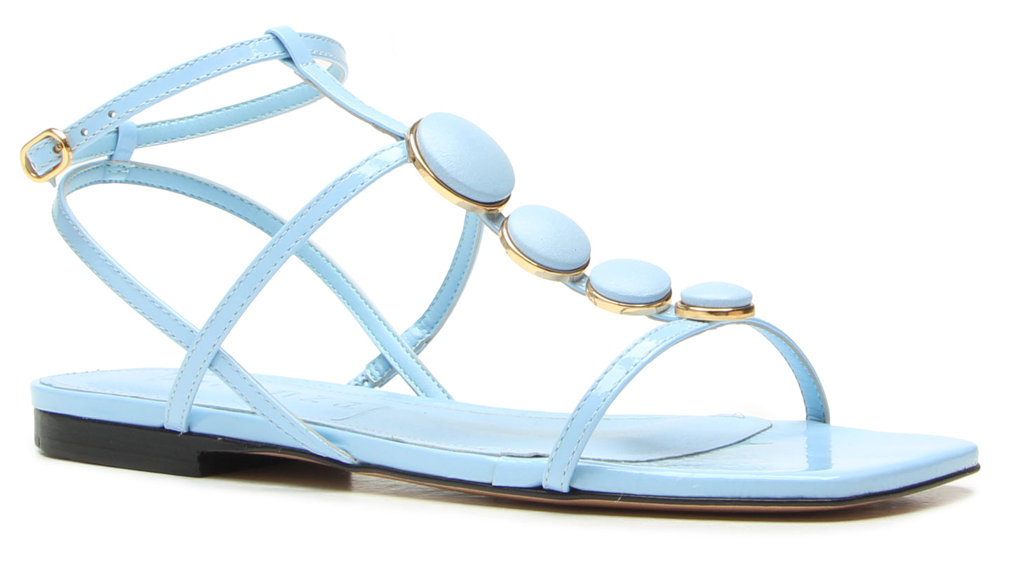 Margot the Orange Vicenza Slingback high heel