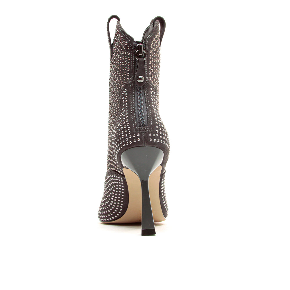 Tronchetto Miss Unique grigio con strass