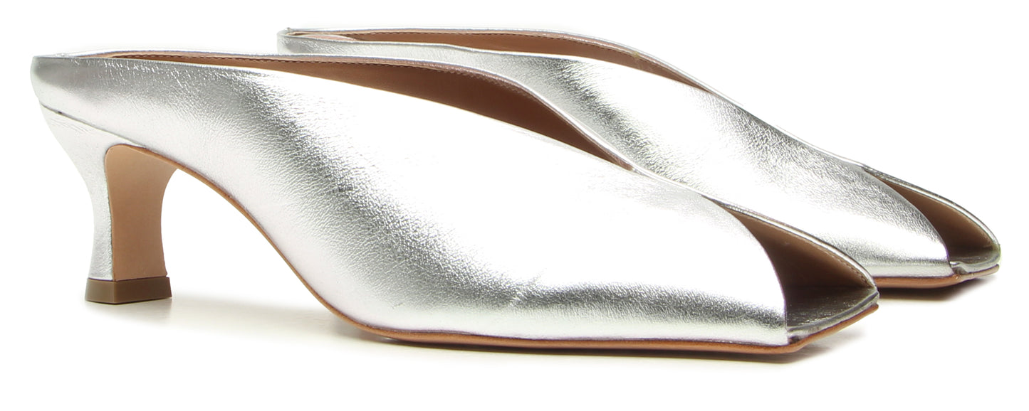 Alba silver Vicenza Mule