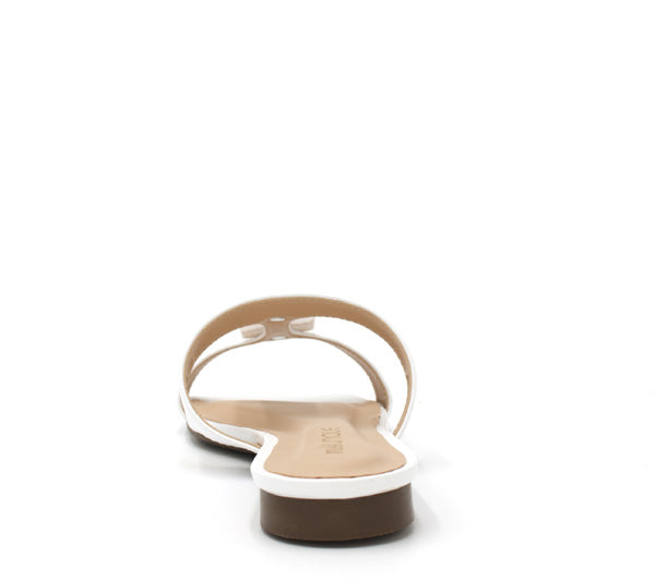 White Miss Unique mule