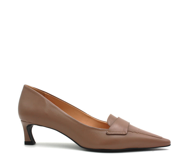 Miss Unique grey mocassin