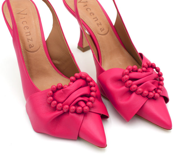 Slingback NEW ROMANTIC cremisi