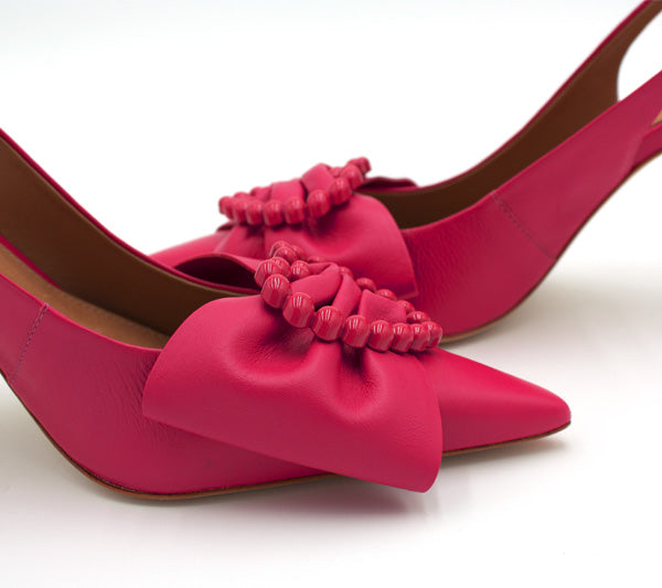Slingback NEW ROMANTIC cremisi