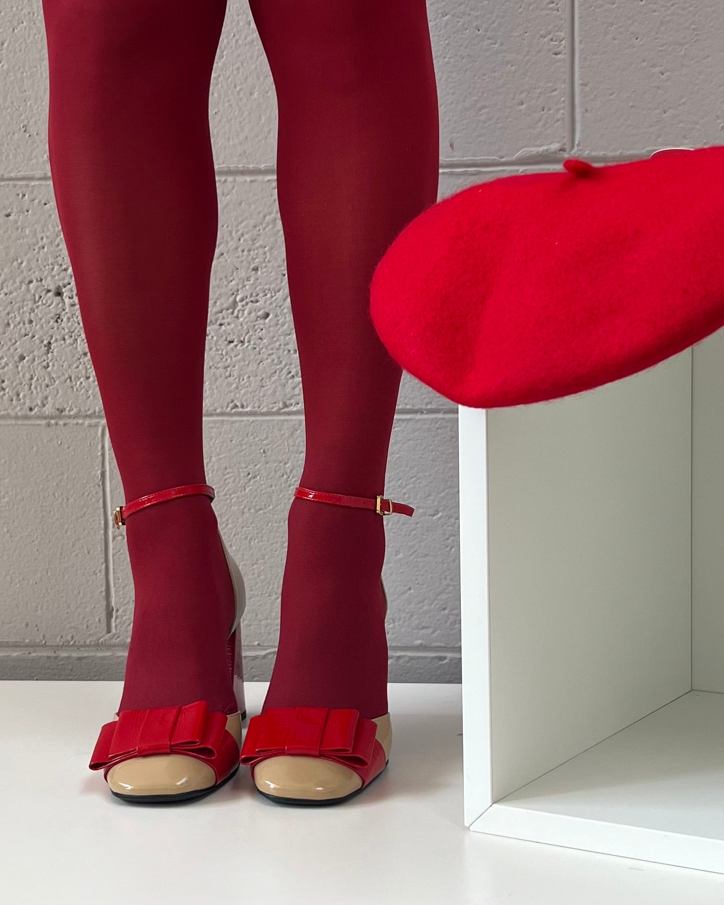 High heel bicolor Vicenza shoe