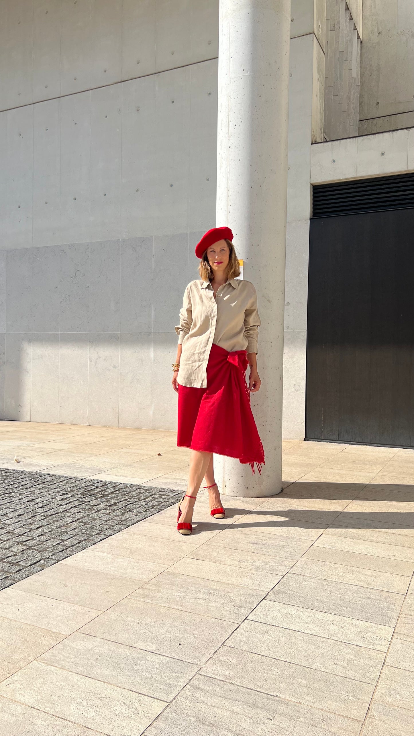 High heel bicolor Vicenza shoe