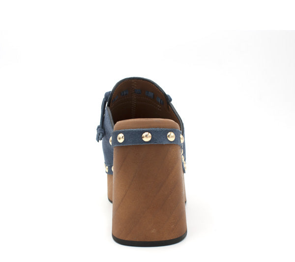 Platform Eva blu buckle