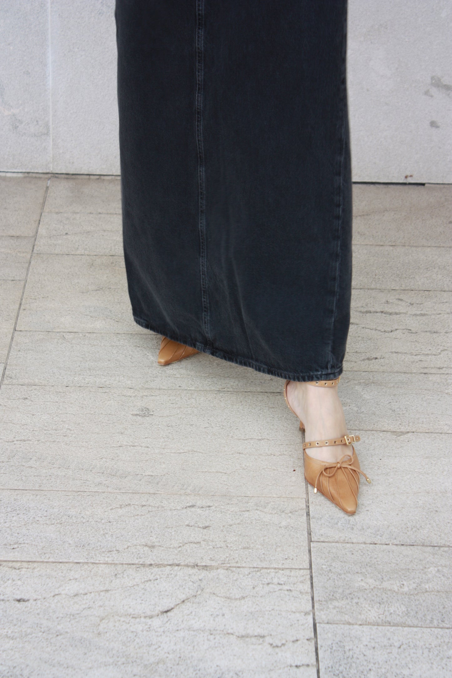 Vicenza - beige leather slingback