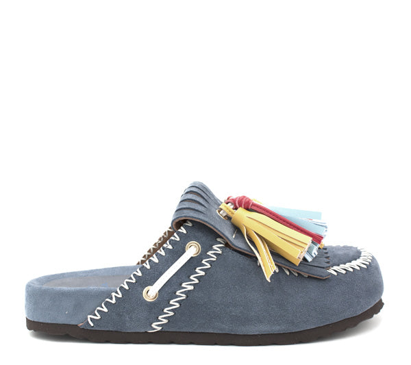 Mule Iris blu jeans