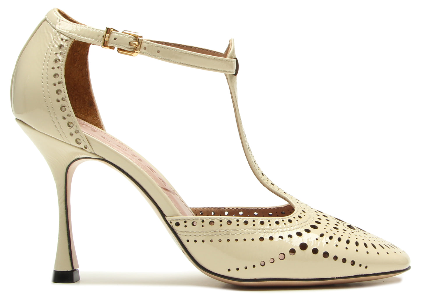 Sandalo Vicenza tacco alto off white