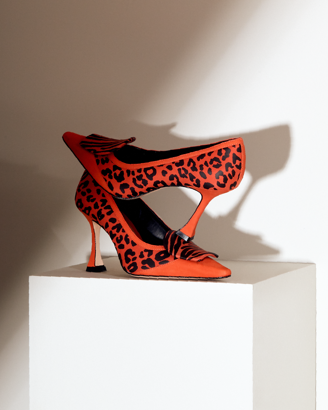 Decollete Vicenza WILD & Chic arancione tacco alto