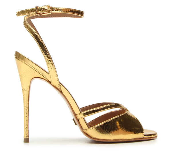 Gold Vicenza Sandal high heel - Main Image