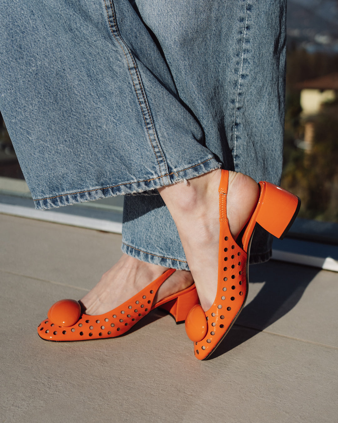 Slingback Margot Arancio Vicenza