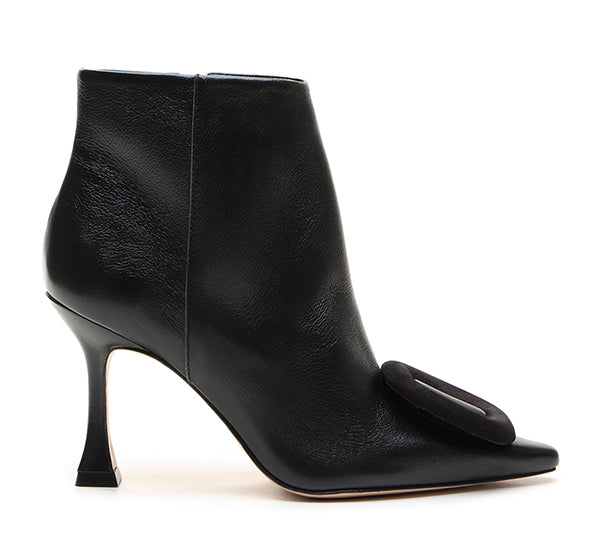 GRACE: BLACK ANKLE BOOT
