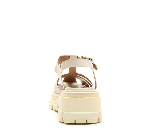Bonnie, sandalo flat Vicenza beige