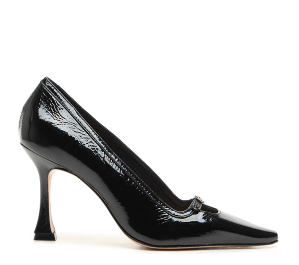 Black Vicenza pump high heel