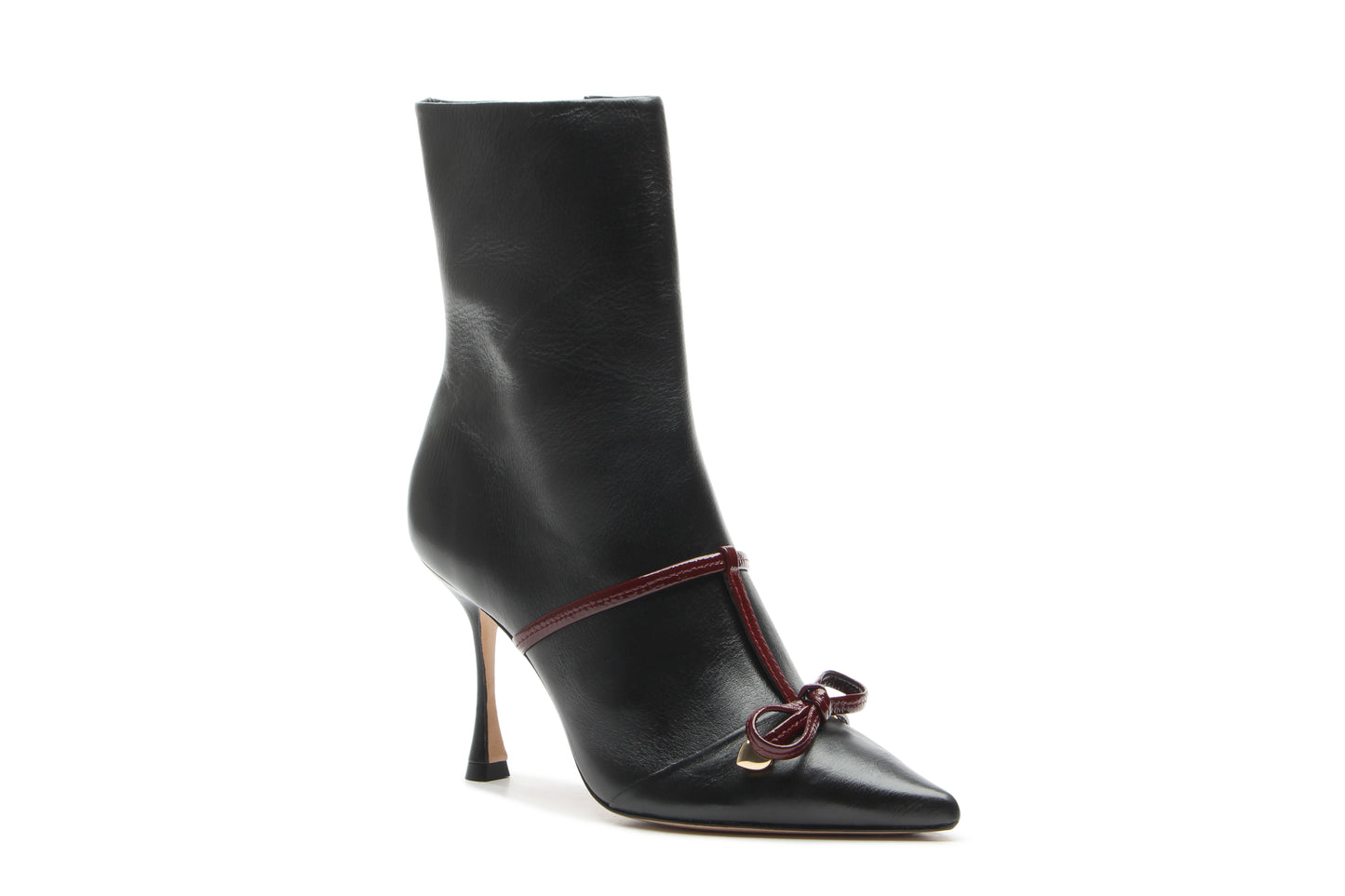 High heel black boot Vicenza