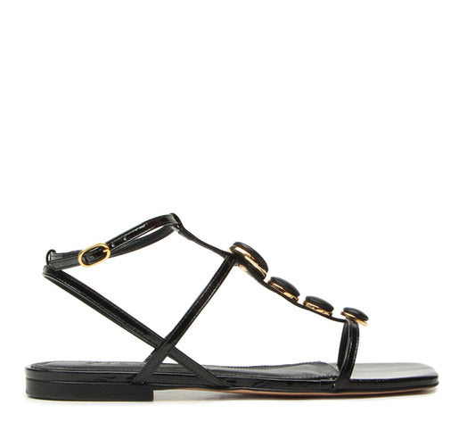 Margot the Orange Vicenza Slingback high heel