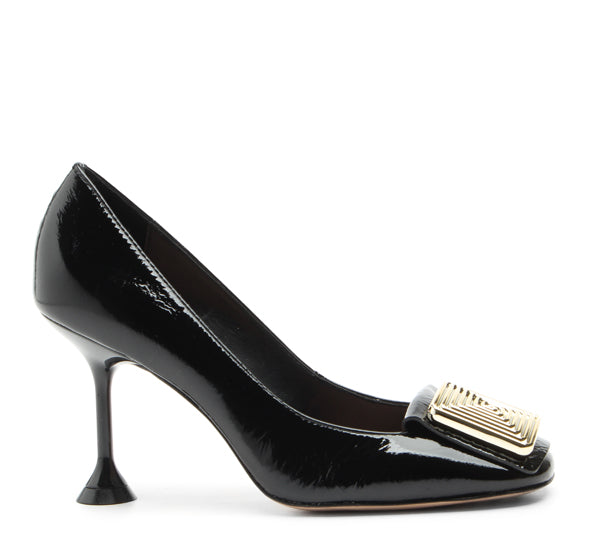 Black Vicenza pump high heel