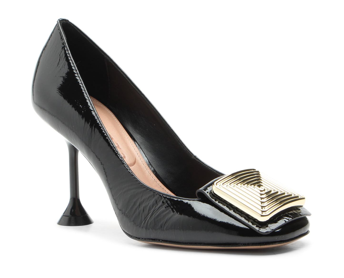 Black Vicenza pump high heel