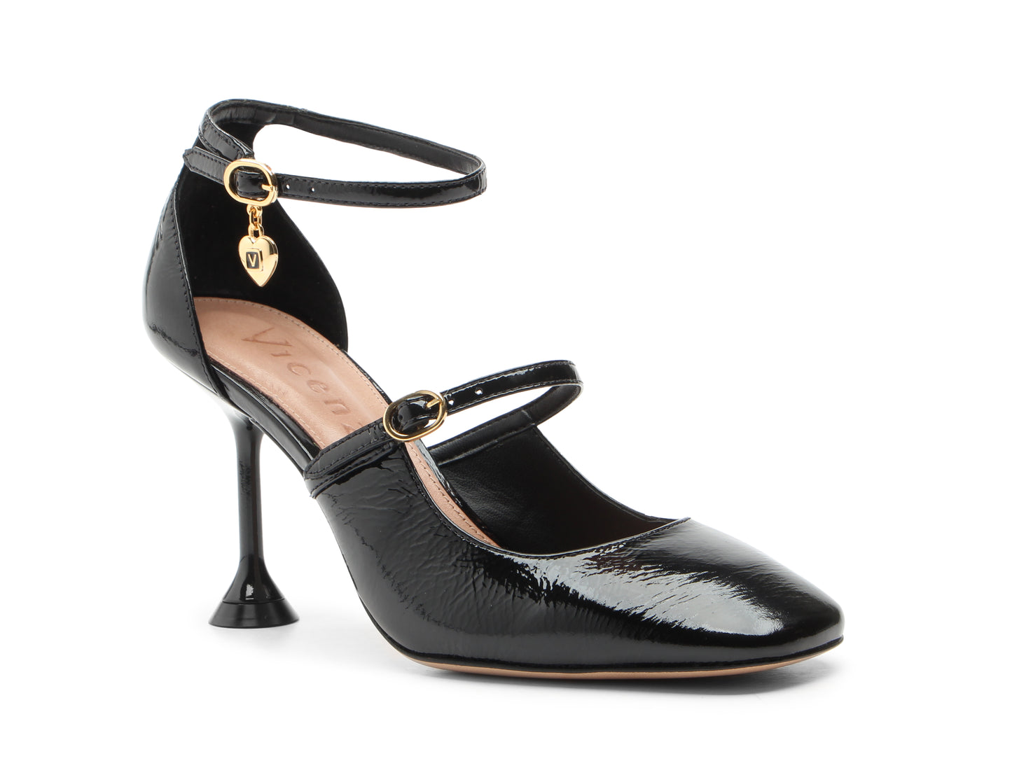 Black high heel Vicenza shoe