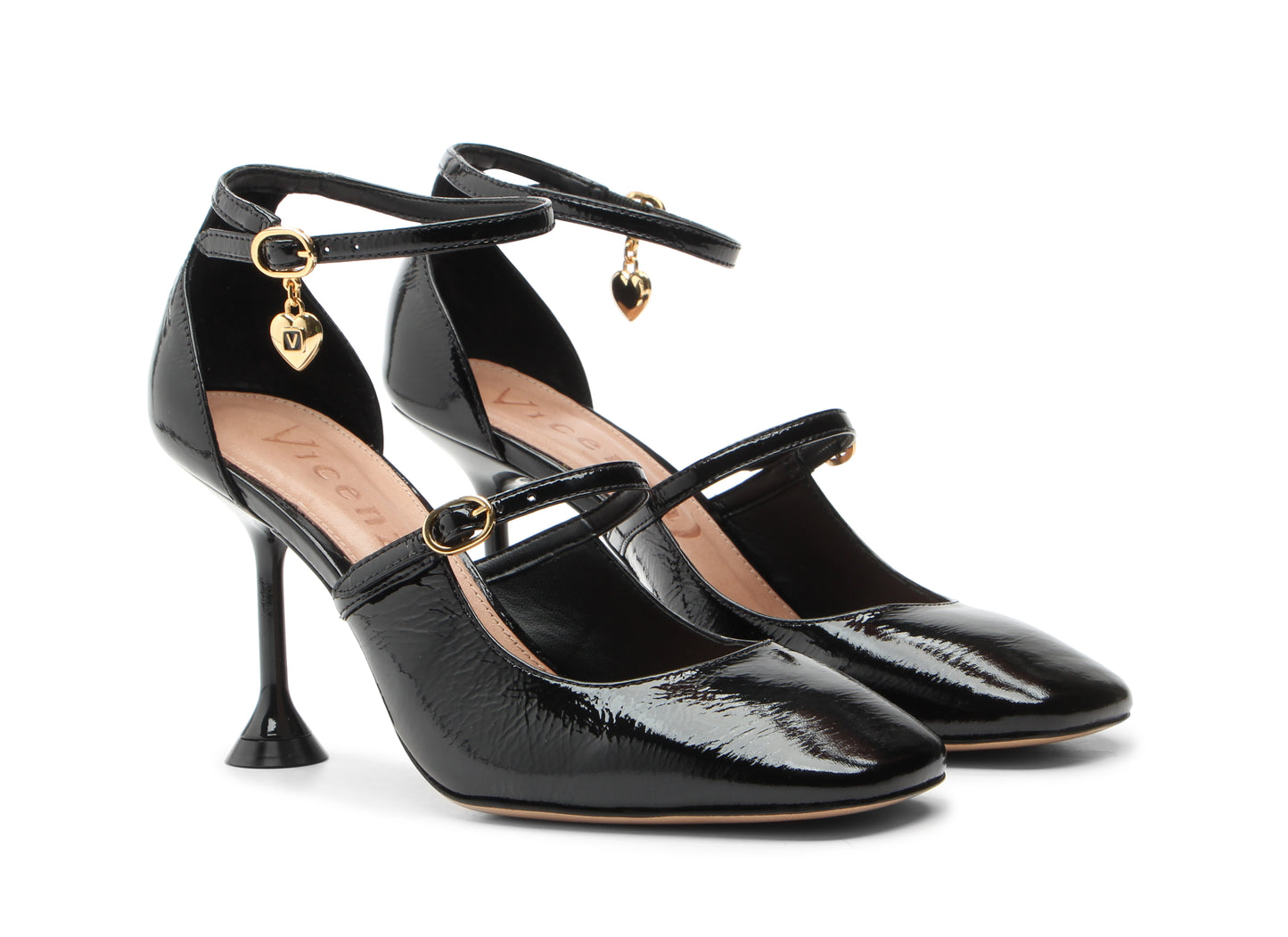 Black high heel Vicenza shoe #AMOIMIEIDIFETTI