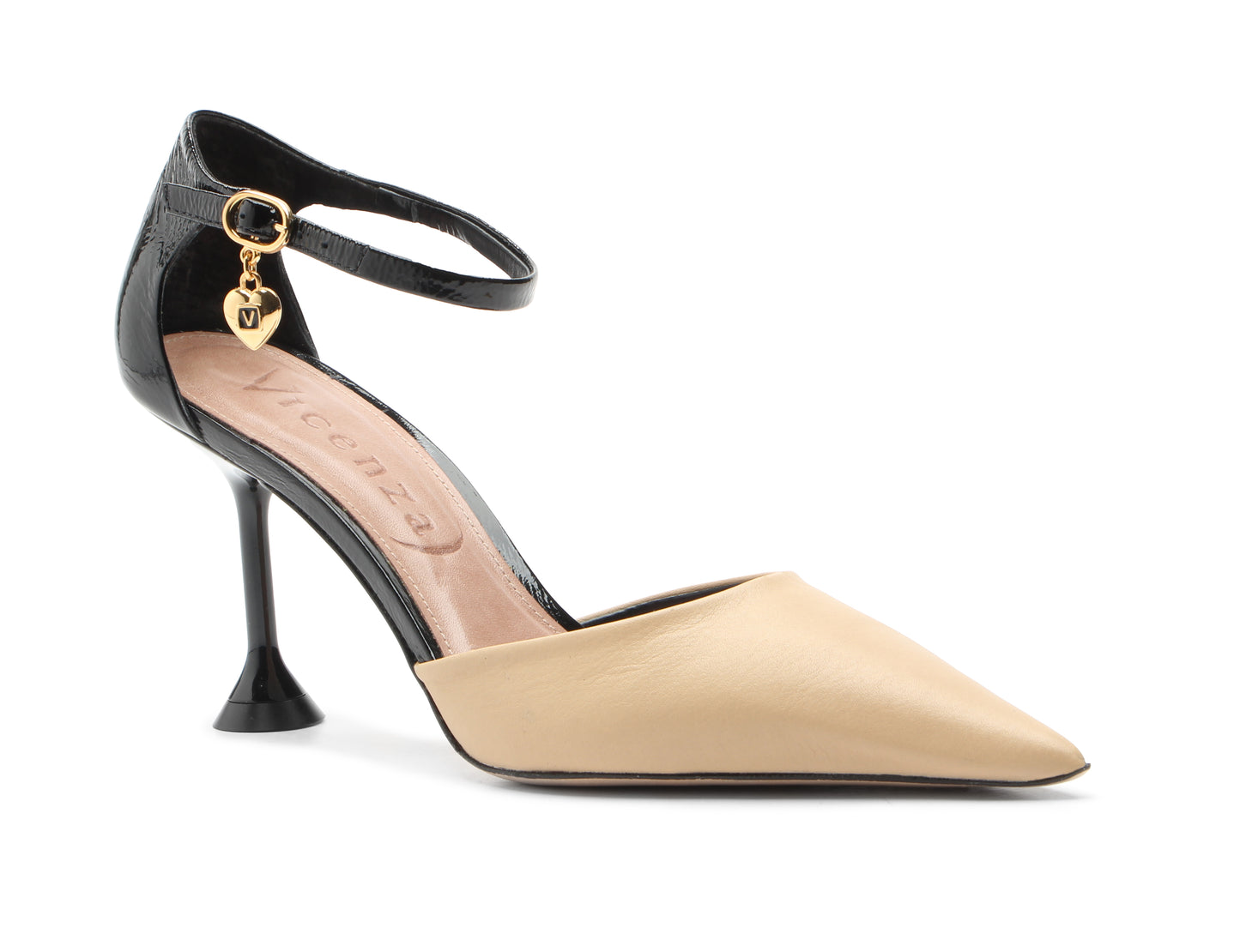 Black Vicenza pump high heel