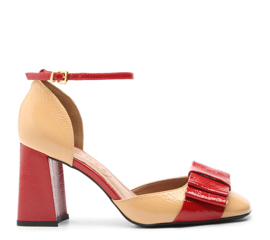 High heel bicolor Vicenza shoe