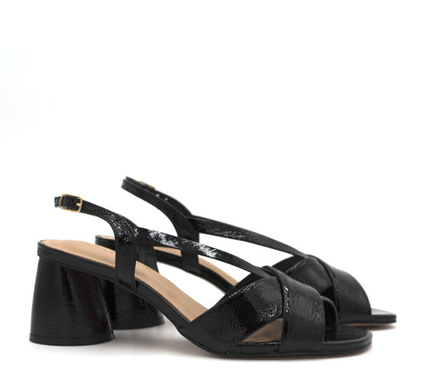 Miss Unique black sandal - #AMOIMIEIDIFETTI