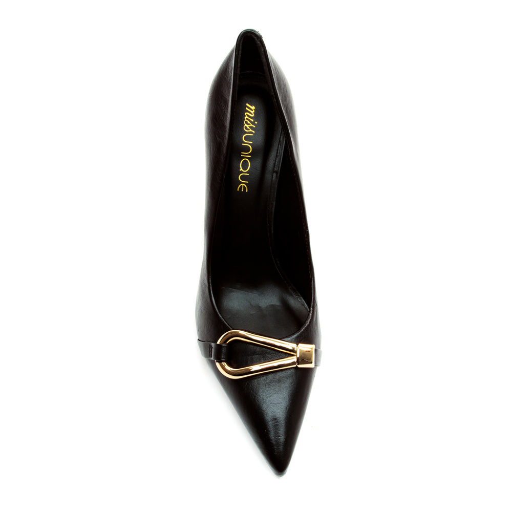 Black Miss Unique pump #AMOIMIEIFIDETTI