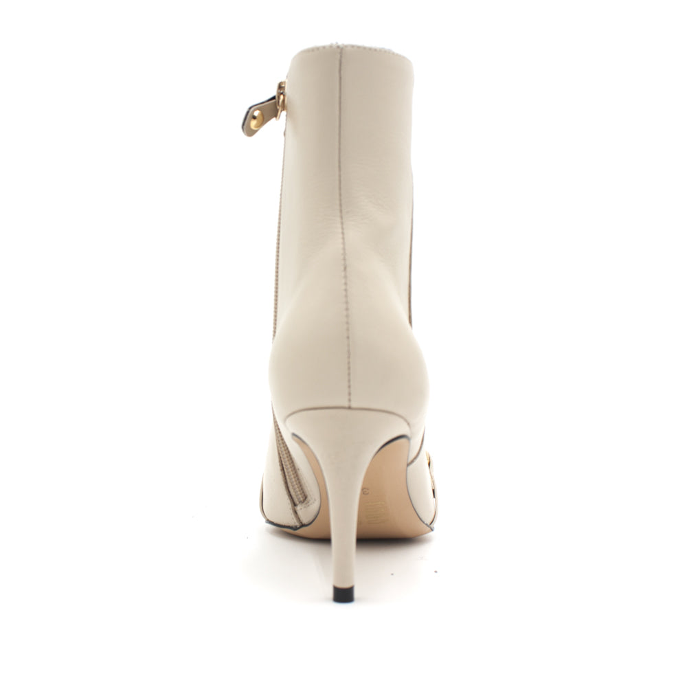 Miss Unique off white ankle boot #AMOIMIEIDIFETTI