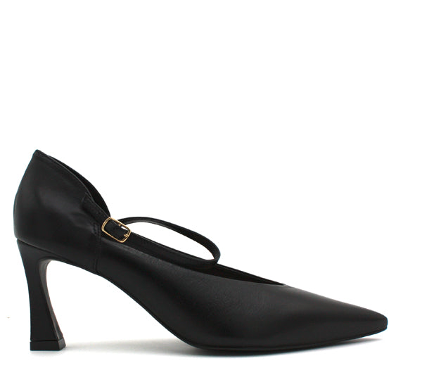 Mary Jane in pelle nera