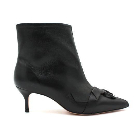 Tronchetto Vicenza nero tacco kitten