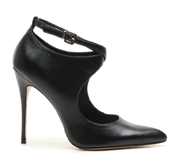 Black Vicenza pump high heel