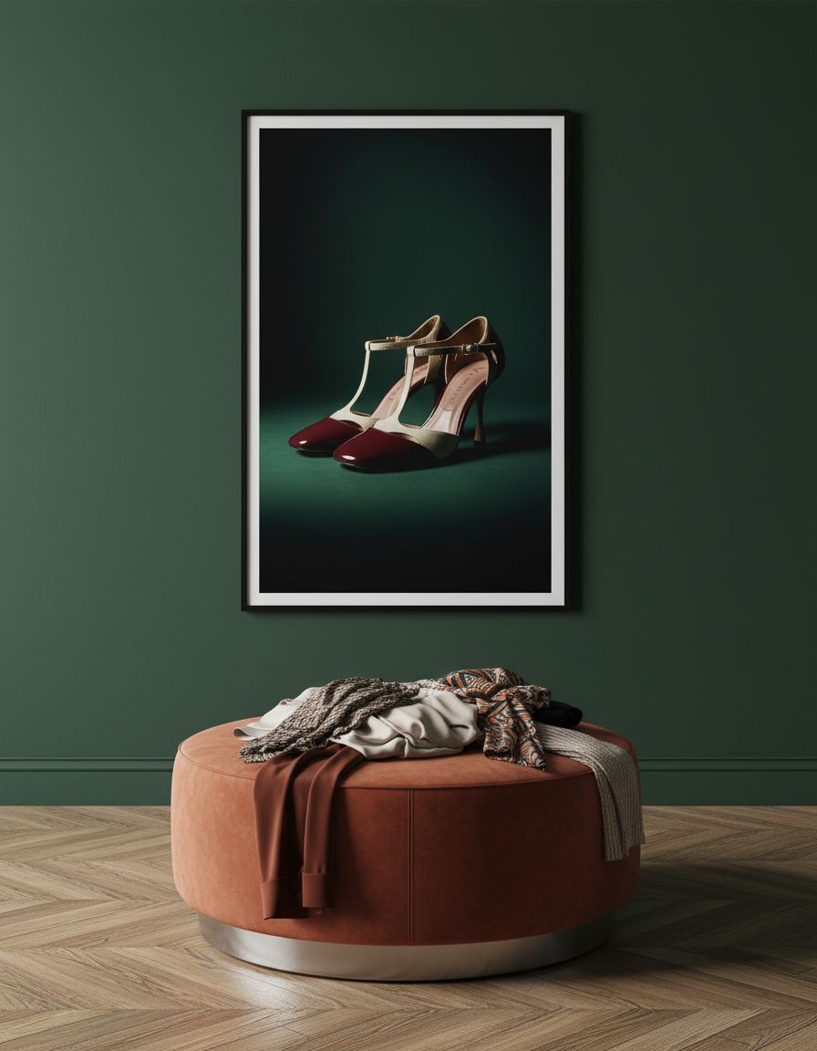 Scarpa Vicenza tacco alto bicolor