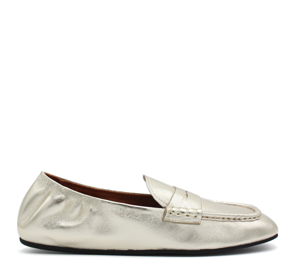 Mocassino dorato Ila