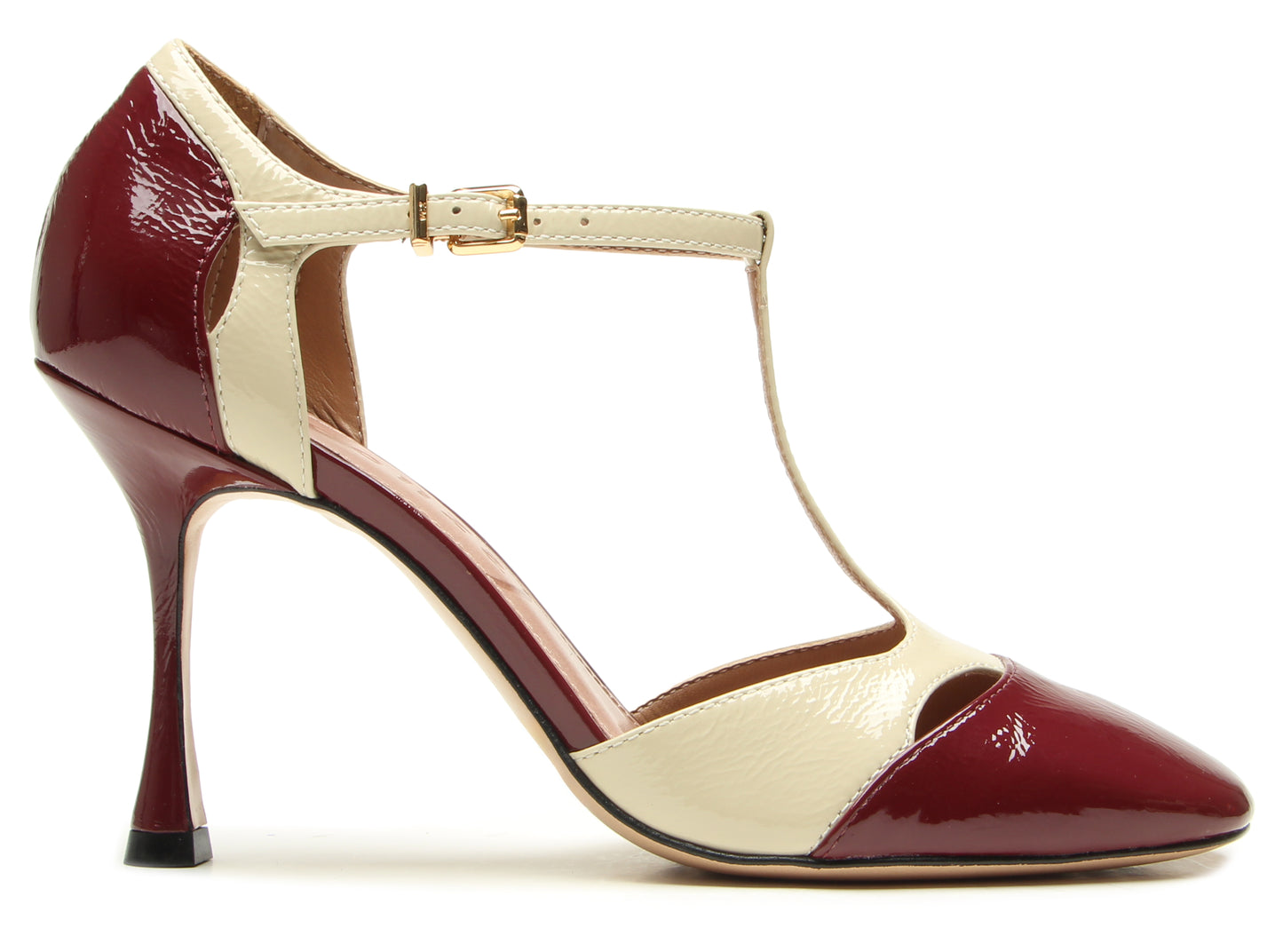 Two colors Vicenza high heel shoe