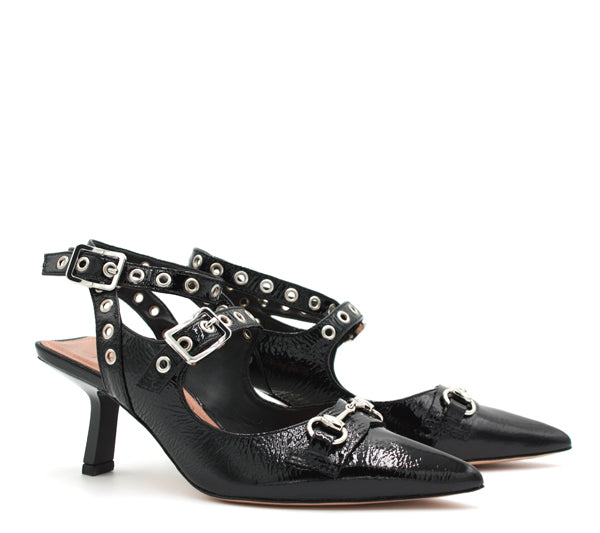 Slingback Vicenza nero