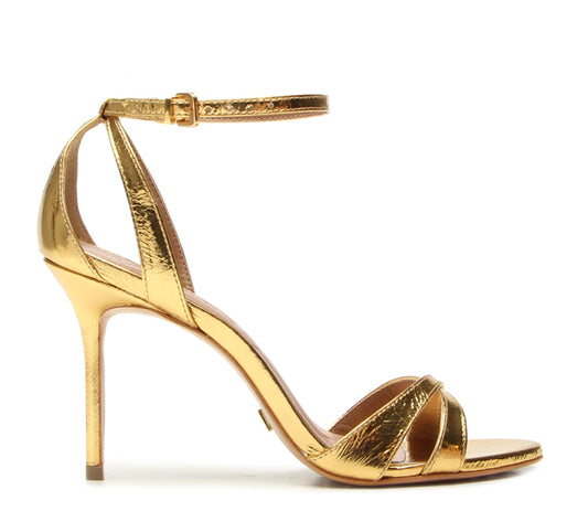 Gold Vicenza Sandal high heel