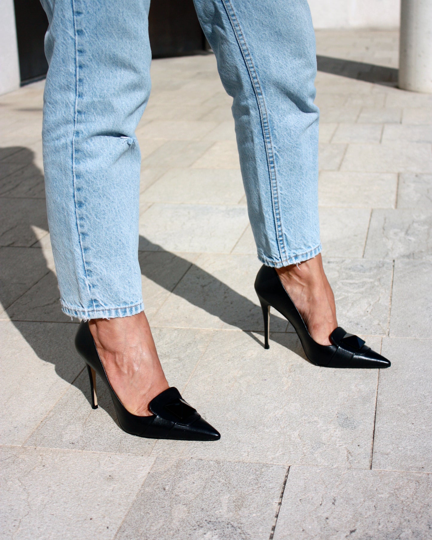 Black Miss Unique pump high heel